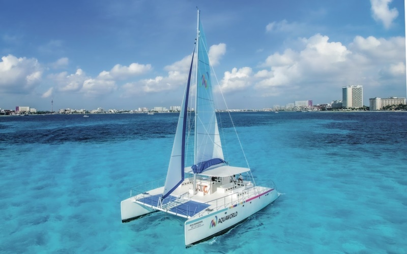 Explore Paradise: Isla Mujeres Catamaran Tour with Aquatours